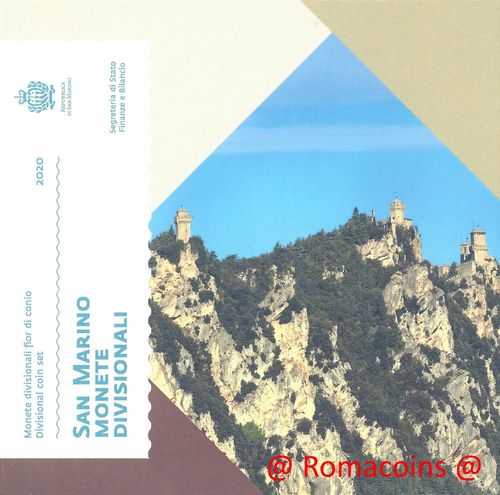 San Marino Kms 2020 Kursmünzensatz Euro 8 Münzen Stempelglanz