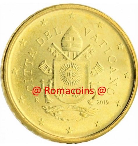 50 Centimos Vaticano 2019 Moneda Papa Francisco