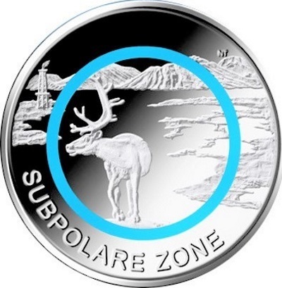 5 Euros Alemania 2020 Zona Subpolar Moneda Unc