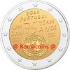 2 Euros Conmemorativos Portugal 2020 75 Años Onu