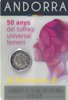 Coincard Andorra 2020 2 Euro Universal Female Suffrage