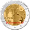 2 Euro Commemorativi Spagna 2021 Toledo