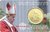Vatikan Coincard 2021 50 Cent Papst Franziskus-Wappen
