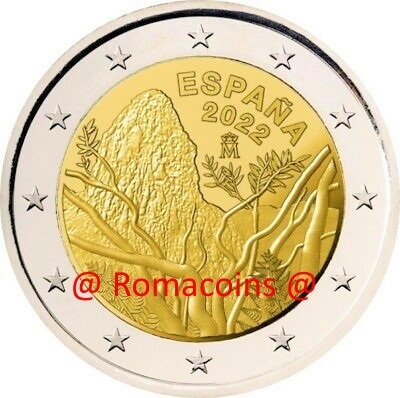 2 € Commemorativo 2 Euro SPAGNA 2022 PARCO NAZIONALE DI GARAJONAY 