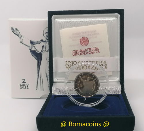 2 Euro Commemorative Coin Vatican 2022 Paul VI Proof