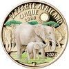 5 Euro Italia 2023 Elefante Moneta Mondo Sostenibile