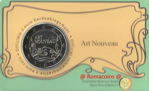 Coincard Belgica 2023 Art Nouveau Idioma Holandés
