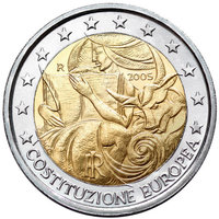 2 Euros Commémoratives Italie Unc