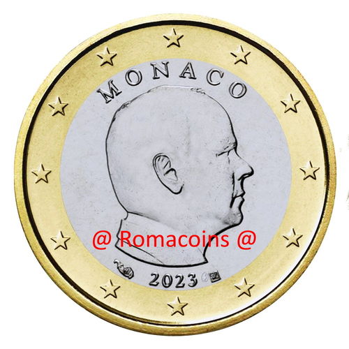 1 Euro Monaco 2023 Pièce Non Circulée Unc.