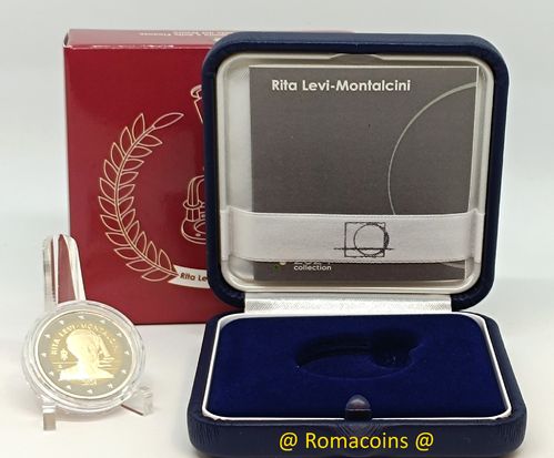 2 Euros Conmemorativos Italia 2024 Rita Levi-Montalcini Proof